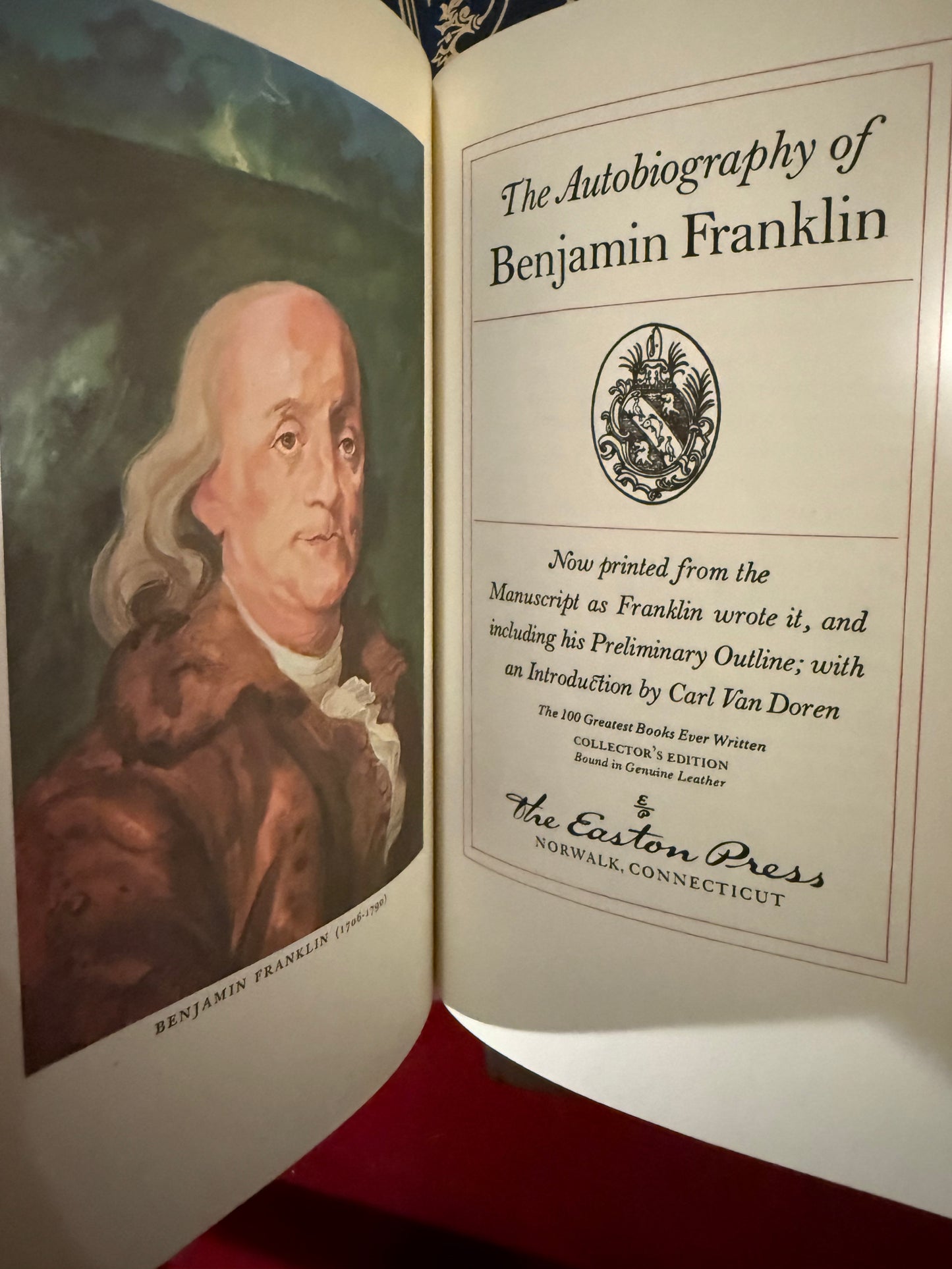 The Autobiography of Benjamin Franklin (Easton) Good