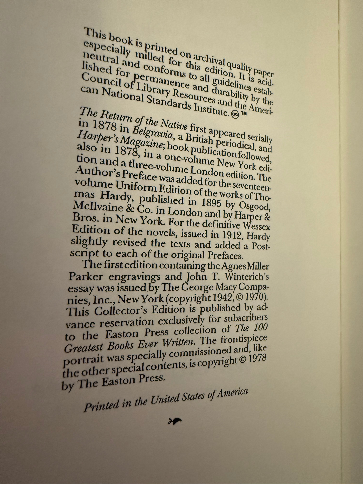 The Return of the Native by Thomas Hardy (Easton)